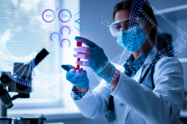biotechnology-specialist-laboratory-conducting-experiments هوش مصنوعی